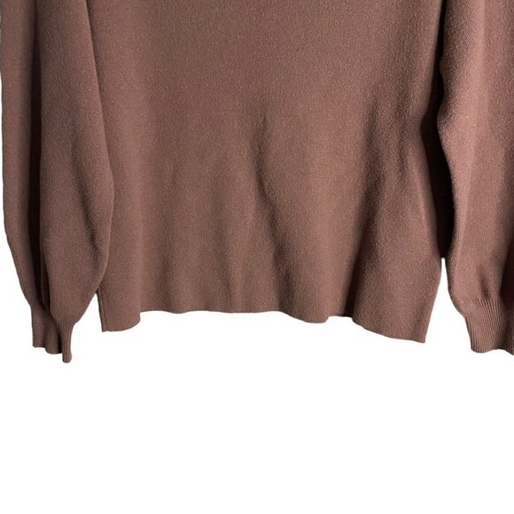 Reitmans Women's Mauve Balloon Sleeve V-Neck Sweater - Picture 3 of 8